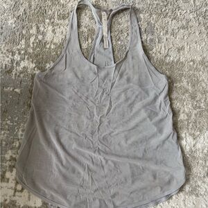 lululemon athletica Light Gray Tank Top